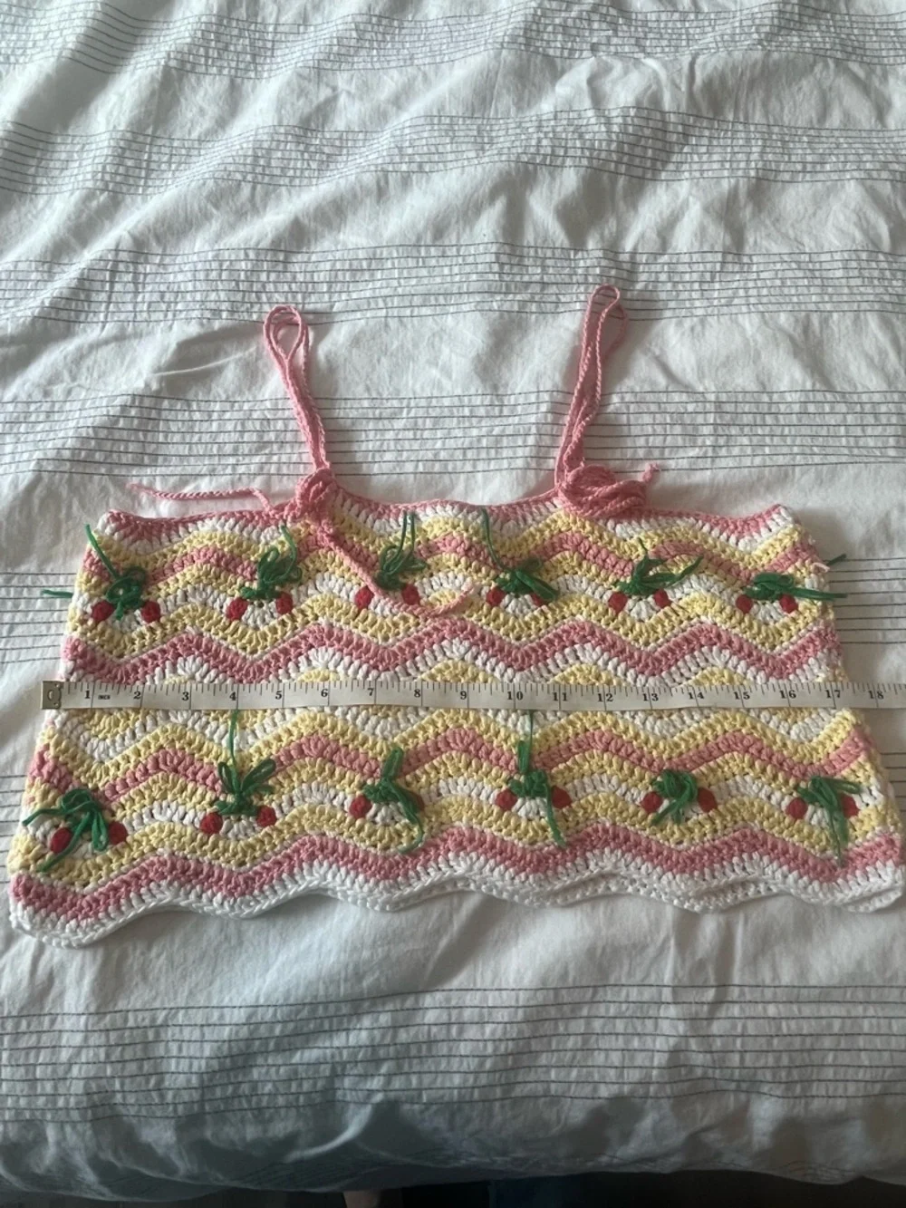 Women’s Summer Festival Crochet Crop Top - Picture 5 of 5
